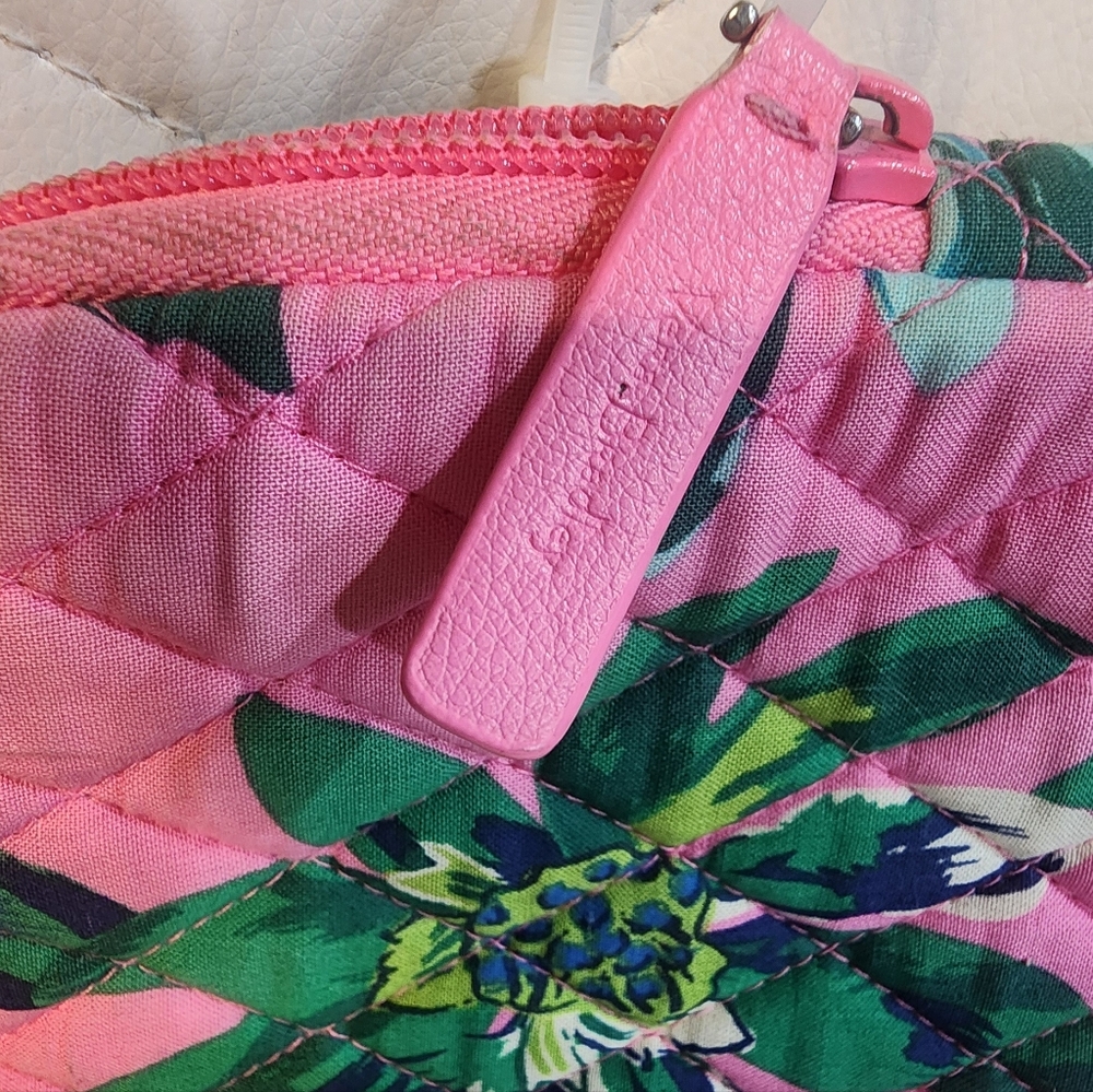 Vera Bradley Tablet Case E-Reader‎ Sleeve Bag Zip-Close Pink Tropical Paradise - Picture 3 of 5